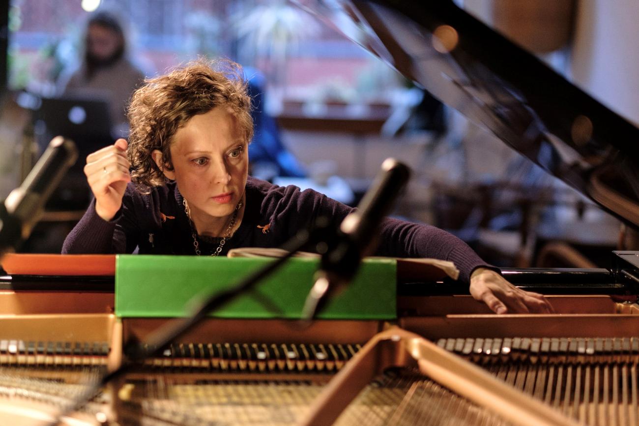 Xenia Pestova Bennett at piano